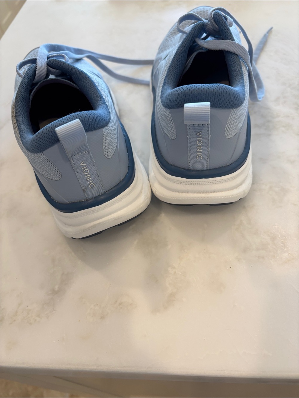 Vionic Light Blue Mesh Lace-Up Sneakers - Picture 6 of 6
